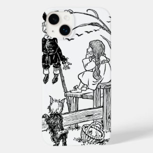 Vintage Wizard of Oz, Dorothy Toto Meet Scarecrow Case-Mate iPhone 14 Plus Case