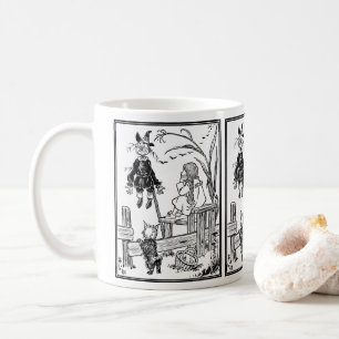 Vintage Wizard of Oz, Dorothy Toto Meet Scarecrow Coffee Mug