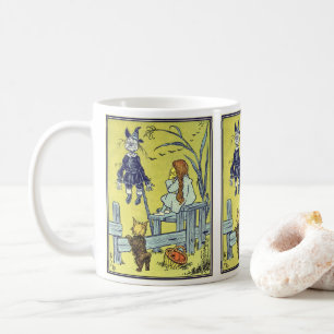 Vintage Wizard of Oz, Dorothy Toto Meet Scarecrow Coffee Mug
