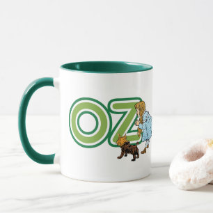 Vintage Wizard of Oz Dorothy Toto with BIG Letters Mug