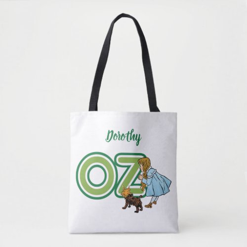 Vintage Wizard of Oz Dorothy Toto with BIG Letters Tote Bag