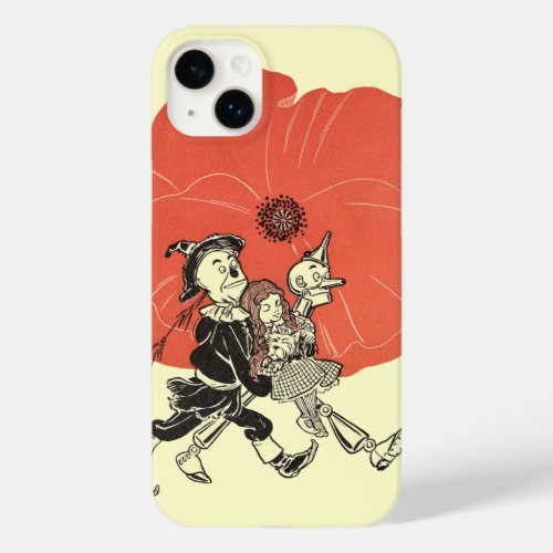 Vintage Wizard of Oz Dorothy with Poppy Flowers Case_Mate iPhone 14 Plus Case