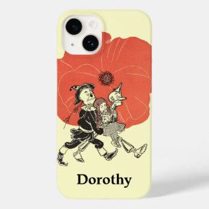 Vintage Wizard of Oz, Dorothy with Poppy Flowers Case-Mate iPhone 14 Case