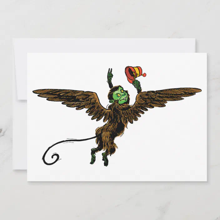 Vintage Wizard of Oz, Evil Flying Monkey | Zazzle.com