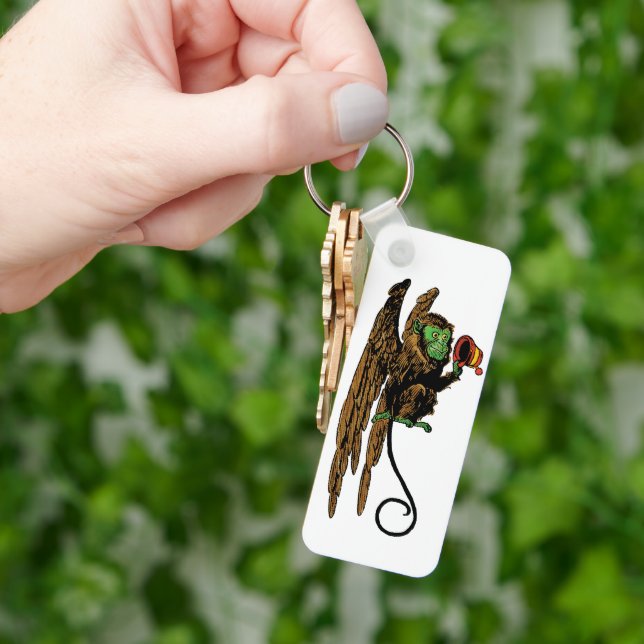 Vintage Wizard of Oz, Evil Flying Monkey Hat Keychain (Hand)