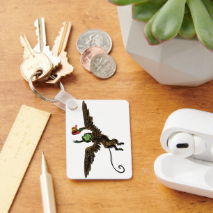 Vintage Wizard of Oz, Evil Flying Monkey Keychain