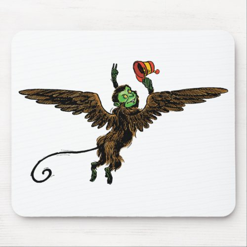 Vintage Wizard of Oz Evil Flying Monkey Mouse Pad