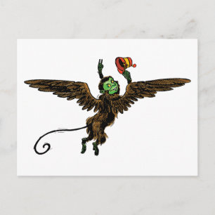 Vintage Wizard of Oz, Evil Flying Monkey Postcard
