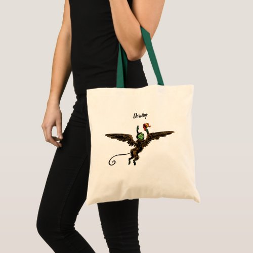 Vintage Wizard of Oz Evil Flying Monkey Tote Bag
