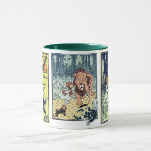 Vintage Wizard of Oz Fairy Tale Book Characters Mug