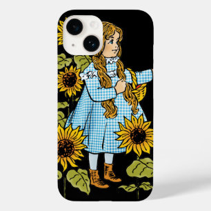 Vintage Wizard of Oz Fairy Tale Dorothy Sunflowers Case-Mate iPhone 14 Case