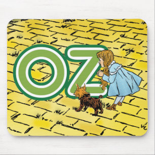 Vintage Wizard of Oz Fairy Tale, Dorothy Toto Mouse Pad