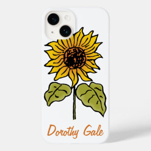 Vintage Wizard of Oz Fairy Tale Sunflower in Bloom Case-Mate iPhone 14 Case