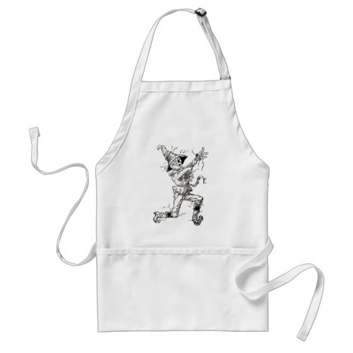 Vintage Wizard of Oz Fairy Tales the Scarecrow Adult Apron