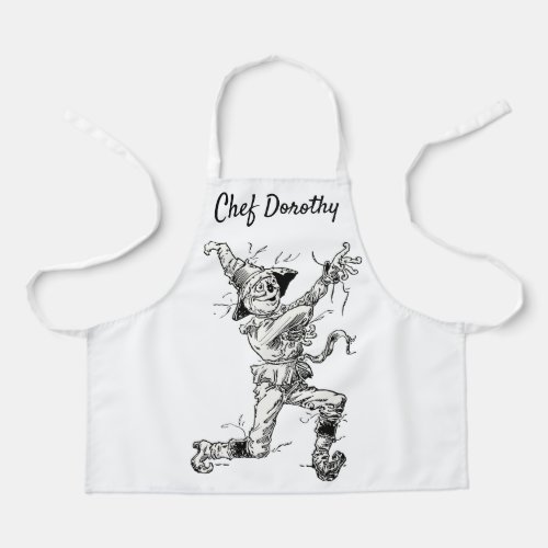 Vintage Wizard of Oz Fairy Tales the Scarecrow Apron