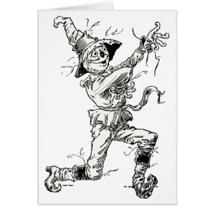 Vintage Wizard of Oz Fairy Tales, the Scarecrow Cards