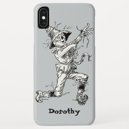 Vintage Wizard of Oz Fairy Tales the Scarecrow iPhone XS Max Case