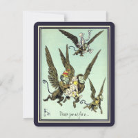 Vintage Wizard of Oz. Flying Monkey Birthday Party