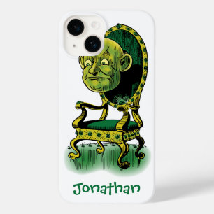 Vintage Wizard of Oz, Grumpy Wizard Emerald Throne Case-Mate iPhone 14 Case