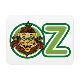 Vintage Wizard of Oz, Lion in the Letter O Magnet