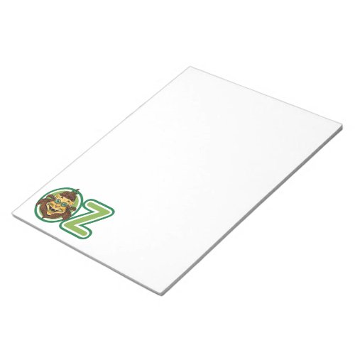 Vintage Wizard of Oz Lion in the Letter O Notepad