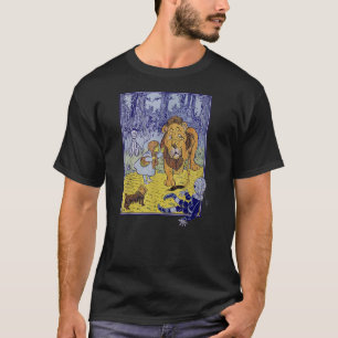 Vintage Wizard of Oz Lion Scarecrow Tin Man Doroth T-Shirt