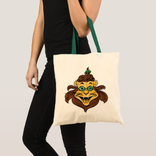 Vintage Wizard of Oz, Lion Wearing Green Glasses Tote Bag