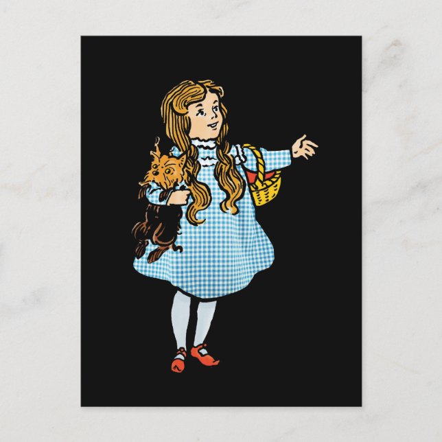 Vintage Wizard of Oz Postcard (Front)