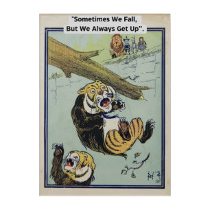 Vintage - Wizard of Oz - Sometimes We Fall Acrylic Print