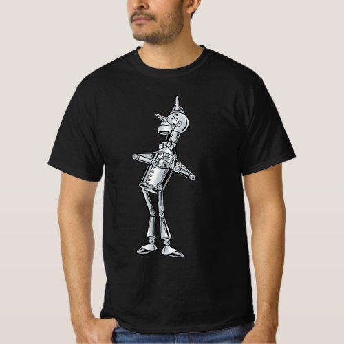 Vintage Wizard of Oz Tinman Happy Smile has Heart T_Shirt