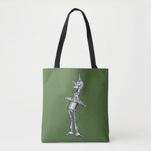 Vintage Wizard of Oz Tinman Happy Smile has Heart Tote Bag
