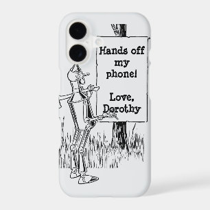 Vintage Wizard of Oz, Tinman on Yellow Brick Road iPhone 17 Case