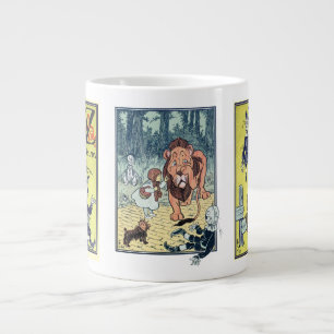 Vintage Wizard of Oz, Various Book Characters Large Coffee Mug