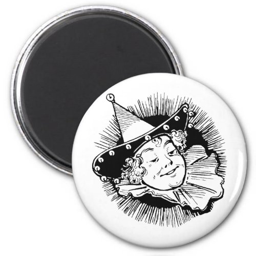 Vintage Wizard of Oz Woman Munchkin Portrait Magnet
