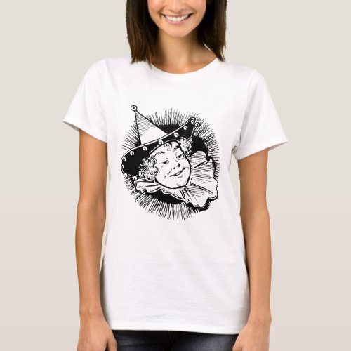 Vintage Wizard of Oz Woman Munchkin Portrait T_Shirt