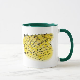 Vintage Wizard of Oz Yellow Brick Road by Denslow Mug