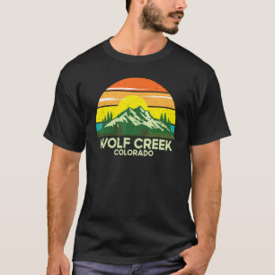 Vintage Wolf Creek Freestyle Skiing Vacation T-Shirt