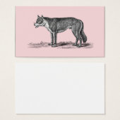 Vintage Wolf Illustration - 1800's Wolves Template (Front & Back)