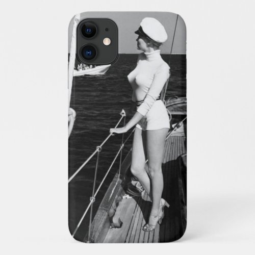 Vintage Woman at Seaâ iPhone 11 Case