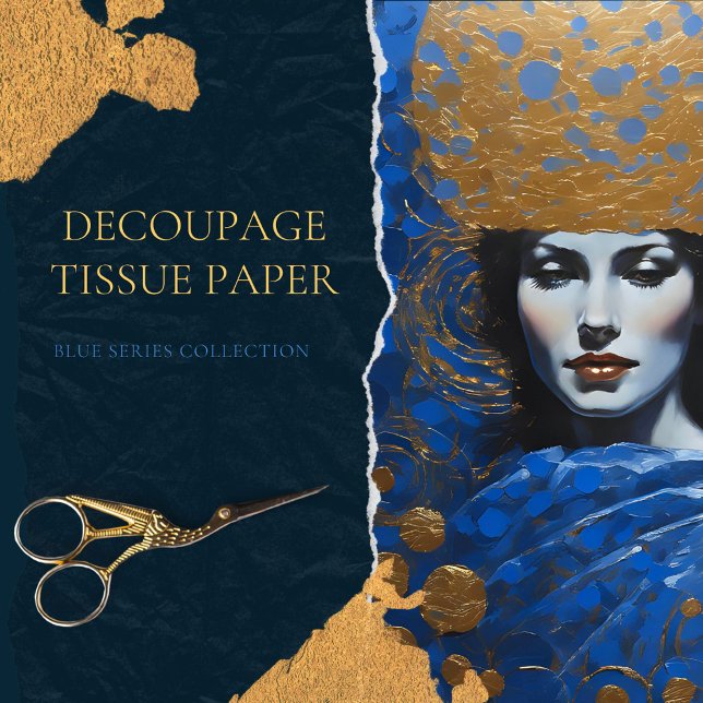 Vintage Woman Decoupage  Tissue Paper (Creator Uploaded)