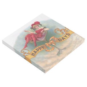 Vintage Woman in Champagne Glass Poster: 1900s Bar Gallery Wrap