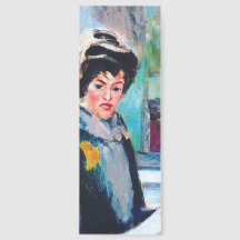 Vintage Woman Portrait with Abstract Background