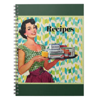 Vintage Woman Recipe Book