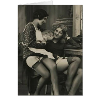 Vintage Women in Love Cards