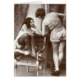Vintage Women in Love Cards