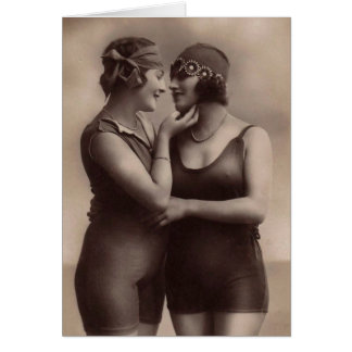 Vintage Women in Love Cards