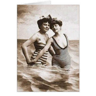 Vintage Women in the Sea Cards
