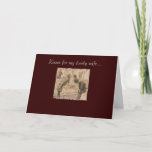 Vintage Women Kissing Card at Zazzle