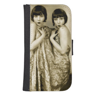 Vintage Women samsung galaxy4/4 Wallet Cases