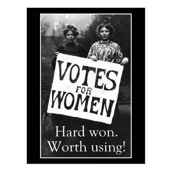 Vintage Women Vote Postcard